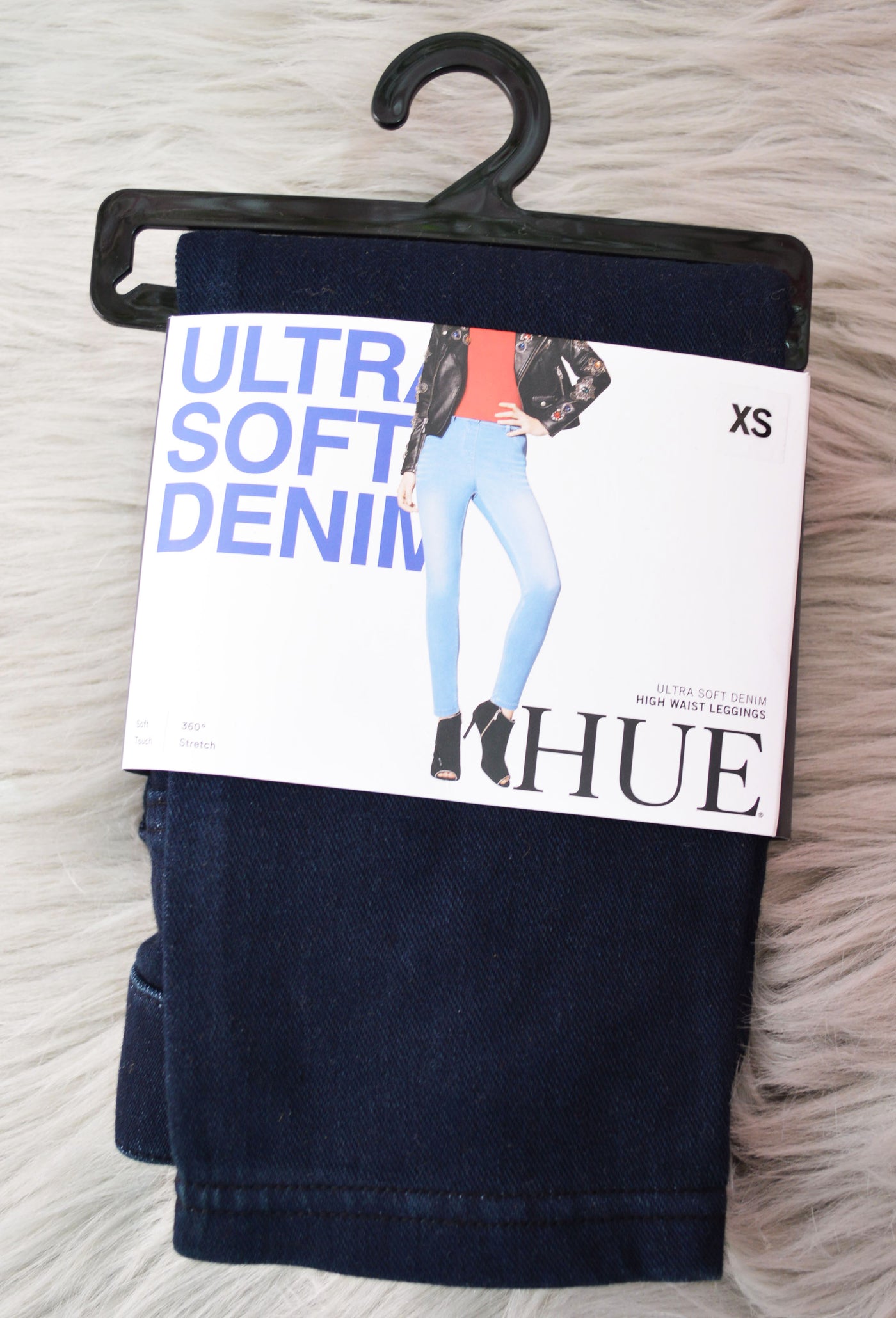Ultra-soft denim legging, Hue