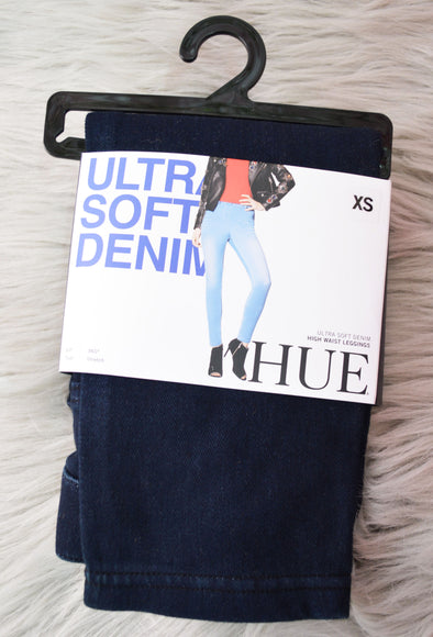 High Rise Ultra Soft Denim Leggings (2 Colors)